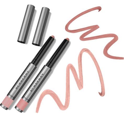 burberry lip colour contour swatches